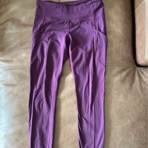 Lululemon dark plum leggings size 6